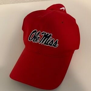 Nike Red Ole Miss Baseball Cap